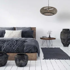 Anne Light & Home Hanglamp Maze Bamboe Ø60cm Zwart/Naturel New
