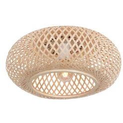 Anne Light & Home Plafondlamp Maze Bamboe Ø40cm Naturel Discount