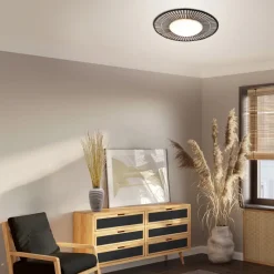 Anne Light & Home Plafondlamp Aura Bamboe Zwart/Naturel Ø50cm Best