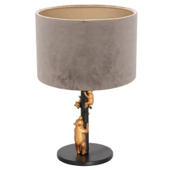 Anne Light & Home Tafellamp Animaux Beren Velours Taupe
