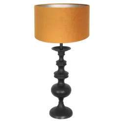 Anne Light & Home Tafellamp Lyons Kandelaar Velours Goud