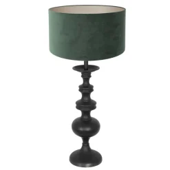 Anne Light & Home Tafellamp Lyons Kandelaar Velours Groen Ja Sale