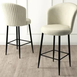Arabic House Barkruk Alte Crème Set van 6
