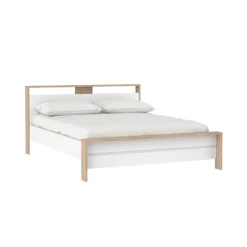 Giga Living Bed Next Jckson Hickory Wit Hoogglns 170x225cm - A Hot