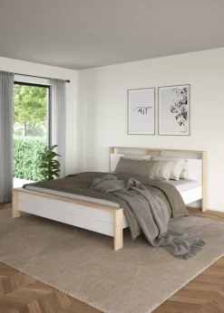 Giga Living ed Next Jackson Hickory Wit Hoogglans 190x225cm -