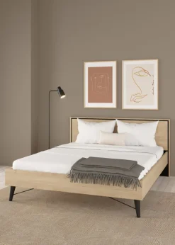 Giga Living Bed Ry Jackson Hickory A 160x200cm - Online