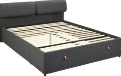 Giga Living Bed Dawson Basel Donkergrijs - Discount