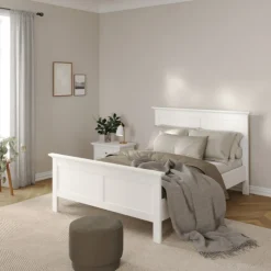Giga Living Bed Paris Wit 140x190cm - Outlet