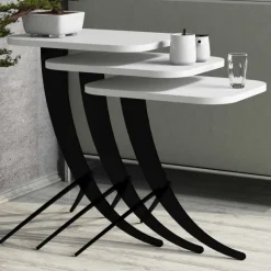 Arabic House Bijzettafel Pion Set van 3