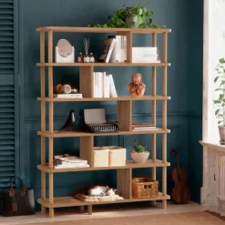 Arabic House Boekenkast Meta Melamine Naturel Clearance