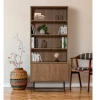 Arabic House Boekenkast Rea Melamine Walnoot Zwart Best