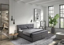 GM Boxspring Board Donkergrijs 180x200cm - Giga Meubel