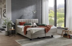GM Boxspring Born Naturel Elektrisch 180x200cm - Giga Meubel
