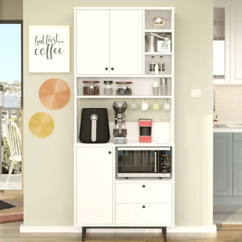 Arabic House Buffetkast Roland 88x205cm Wit Sale