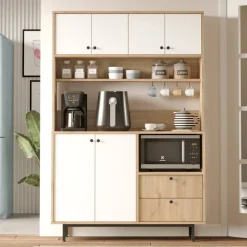 Arabic House Buffetkast Roland 120x180cm Wit/Naturel Online