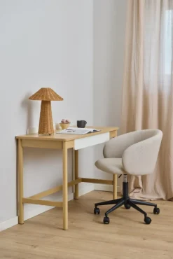 Giga Living Bureaustoel Lara Met Armleuning Basel Beige -