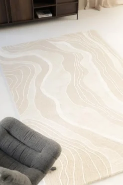 By-Boo Vloerkleed Soil Wol 190x290cm Beige Online