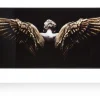 Coco Maison Fotoschilderij Angel Wings 80x150cm Zwart Hot
