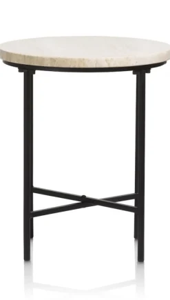 Coco Maison Bijzettafel Colton 40cm Beige Discount