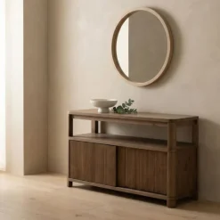 DÉJA Living DÉJA Halkastje Malaga Eiken 90cm