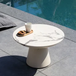 DÉJA Living DÉJA Loungetafel Flen Marmerlook Rond 60cm Hot