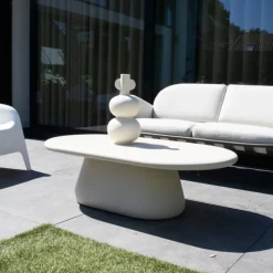 DÉJA Living DÉJA Loungetafel Riva Beige 120cm Outdoor
