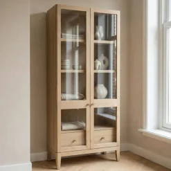 DÉJA Living DÉJA Vitrinekast Navia Eiken
