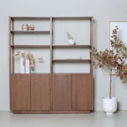 DÉJA Living DÉJA Wandkast Levi Eiken 180x210cm Bruin Sale