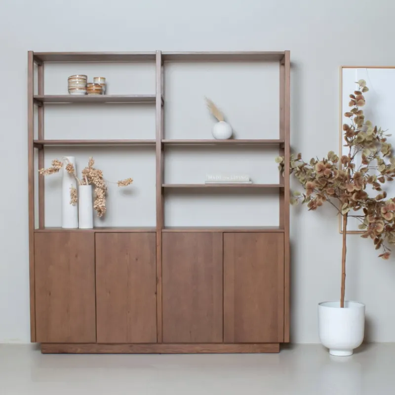 DÉJA Living DÉJA Wandkast Levi Eiken 180x210cm Bruin Sale