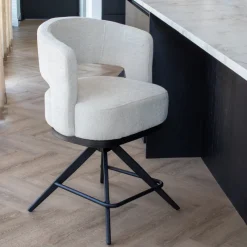 DÉJA Living DÉJA Barkruk Louis Taupe Draaibaar New