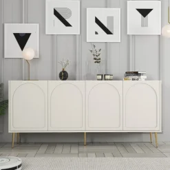 Arabic House Dressoir Lyon /Goud 180cm Crème Clearance