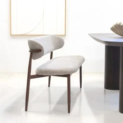 Giga Meubel Eetkamerbank Alexia /Walnoot 180cm - Taupe Sale