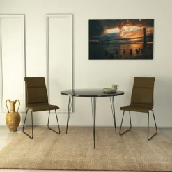 Arabic House Eetkamertafel Sandalf Melamine Wit Zwart Online