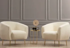 Arabic House Fauteuil Eses Bouclé