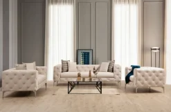 Arabic House Fauteuil Como Ecru