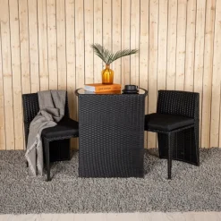 Fjôrd Caféset Savanna Wicker Zwart Best