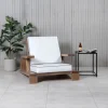 Fjôrd Fauteuil Daria Wire Brushed/Off White Kussen Online