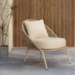 Fjôrd Loungestoel Lindos Beige