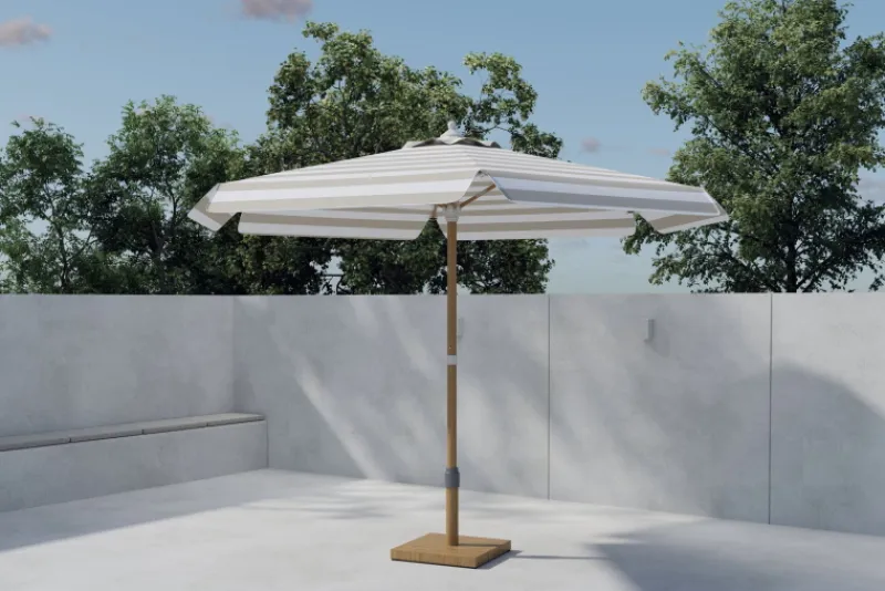 Fjôrd Parasol Cerox Staal 鈱€270cm Beige Clearance