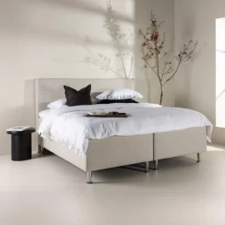 Fjôrd Tweepersoonsbed Mesa 180x200cm Beige Best