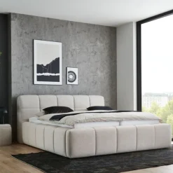 GM Gestoffeerd Bed Soda Beige 180x200cm - Giga Meubel Discount