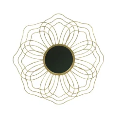 Woood Handsome spiegel metaal antique brass m