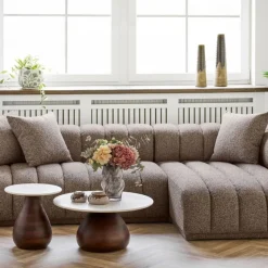 House Nordic Bank Aurora Lounge Bruin Rechts Clearance
