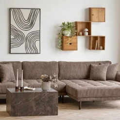 House Nordic Bank Lido Lounge Sofa Bruin