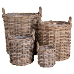 House Nordic Bloemenmand Caor Set van 4
