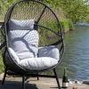 House Nordic Fauteuil Rosario Rotan Zwart Best