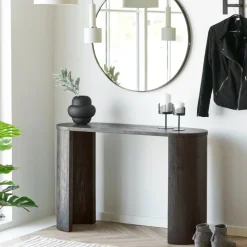 House Nordic Sidetable Bibione Bruin 114cm Donkerbruin Best