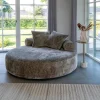 House Nordic Daybed Cairo Chenille Rond Naturel Sale