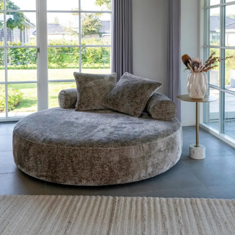 House Nordic Daybed Cairo Chenille Rond Naturel Sale