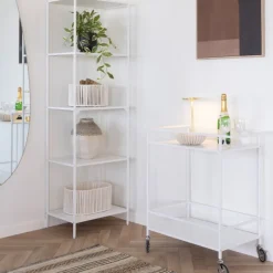 House Nordic Trolley Vita Wit 68x40x79cm